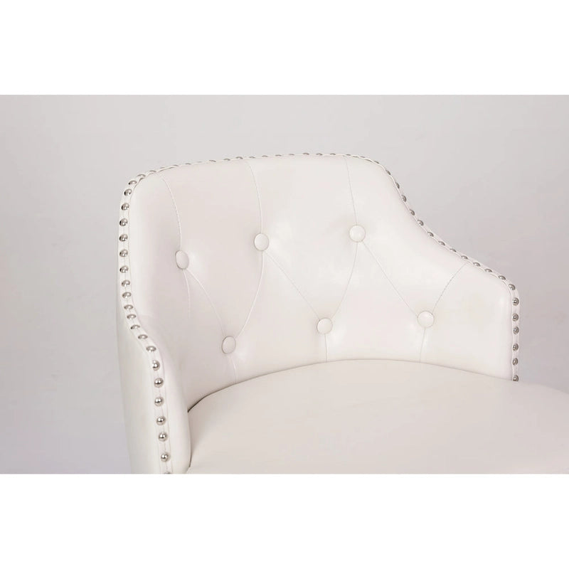 Sgabelli da bancone senza schienale stile rustico marrone/bianco/nero, set da 2