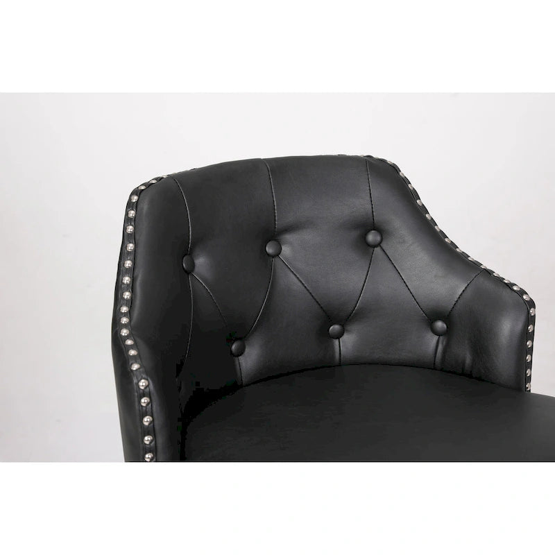 Sgabelli da bancone senza schienale stile rustico marrone/bianco/nero, set da 2