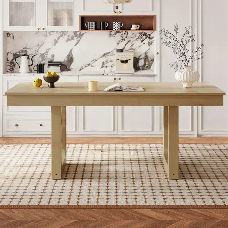 Tavolo da pranzo allungabile Brown Farmhouse, 4-8 posti a sedere