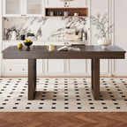 Tavolo da pranzo allungabile Brown Farmhouse, 4-8 posti a sedere