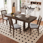Tavolo da pranzo allungabile Brown Farmhouse, 4-8 posti a sedere