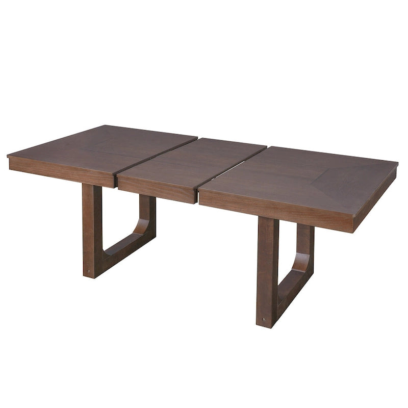 Tavolo da pranzo allungabile Brown Farmhouse, 4-8 posti a sedere
