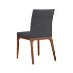 Sedia da pranzo in pelle riciclata, vari colori, set da 2