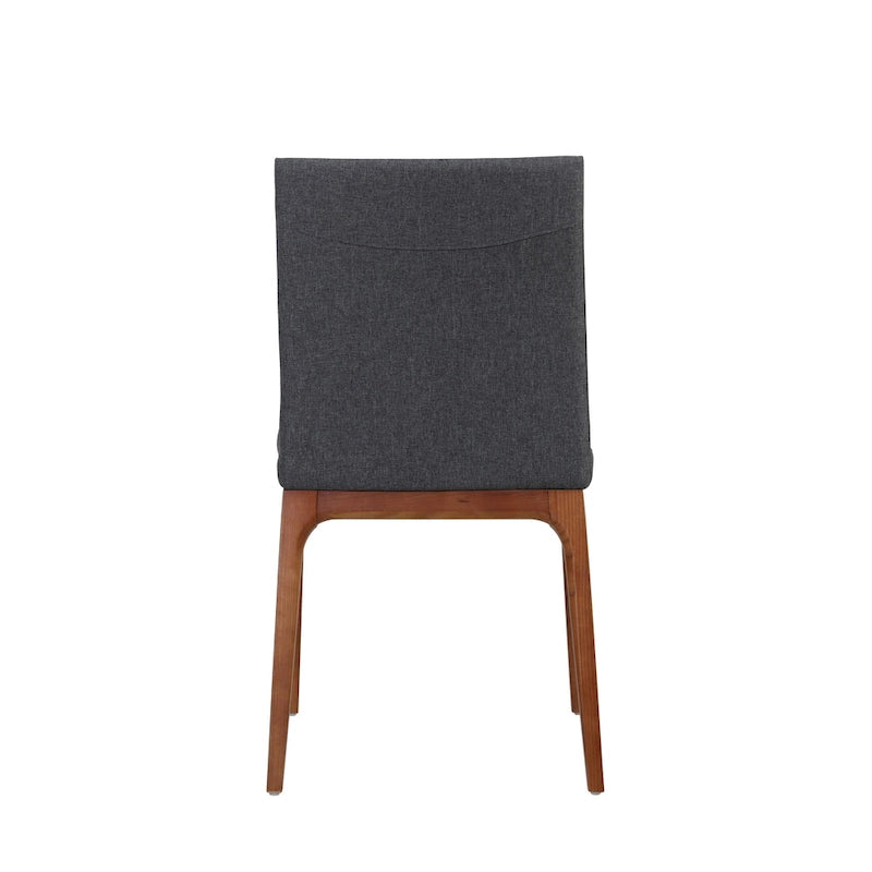 Sedia da pranzo in pelle riciclata, vari colori, set da 2
