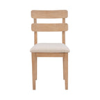 Sedia da pranzo Natural/Black Ladder Back, set da 2