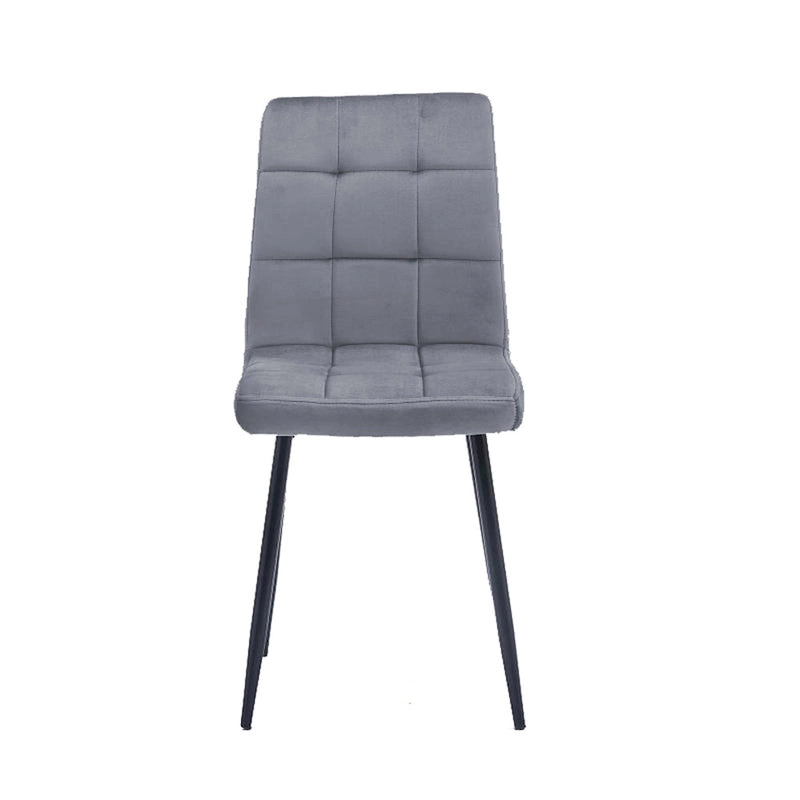 Sedia da pranzo in velluto, stile metà secolo, set da 2 – Rosa / Nero / Verde / Grigio / Blu