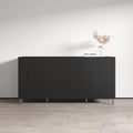 Credenza a 4 ante opaca Nera / Bianca / Rovere
