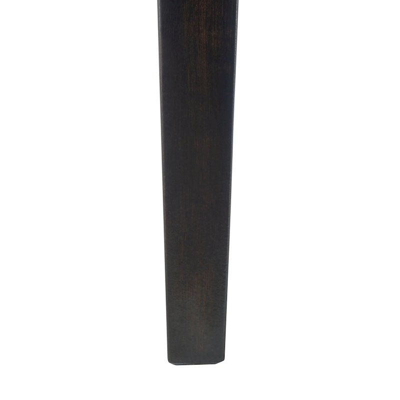 Sedia da pranzo Cabriole marrone scuro/tortora chiaro, set da 2