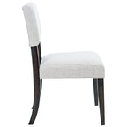 Sedia da pranzo Cabriole marrone scuro/tortora chiaro, set da 2