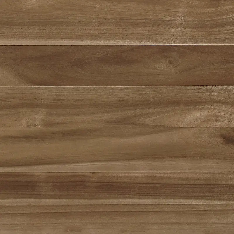 Tavolo da pranzo rettangolare in acacia naturale/bianco sporco con gambe svasate, 6 posti