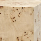 Tavolino quadrato in radica, 36"